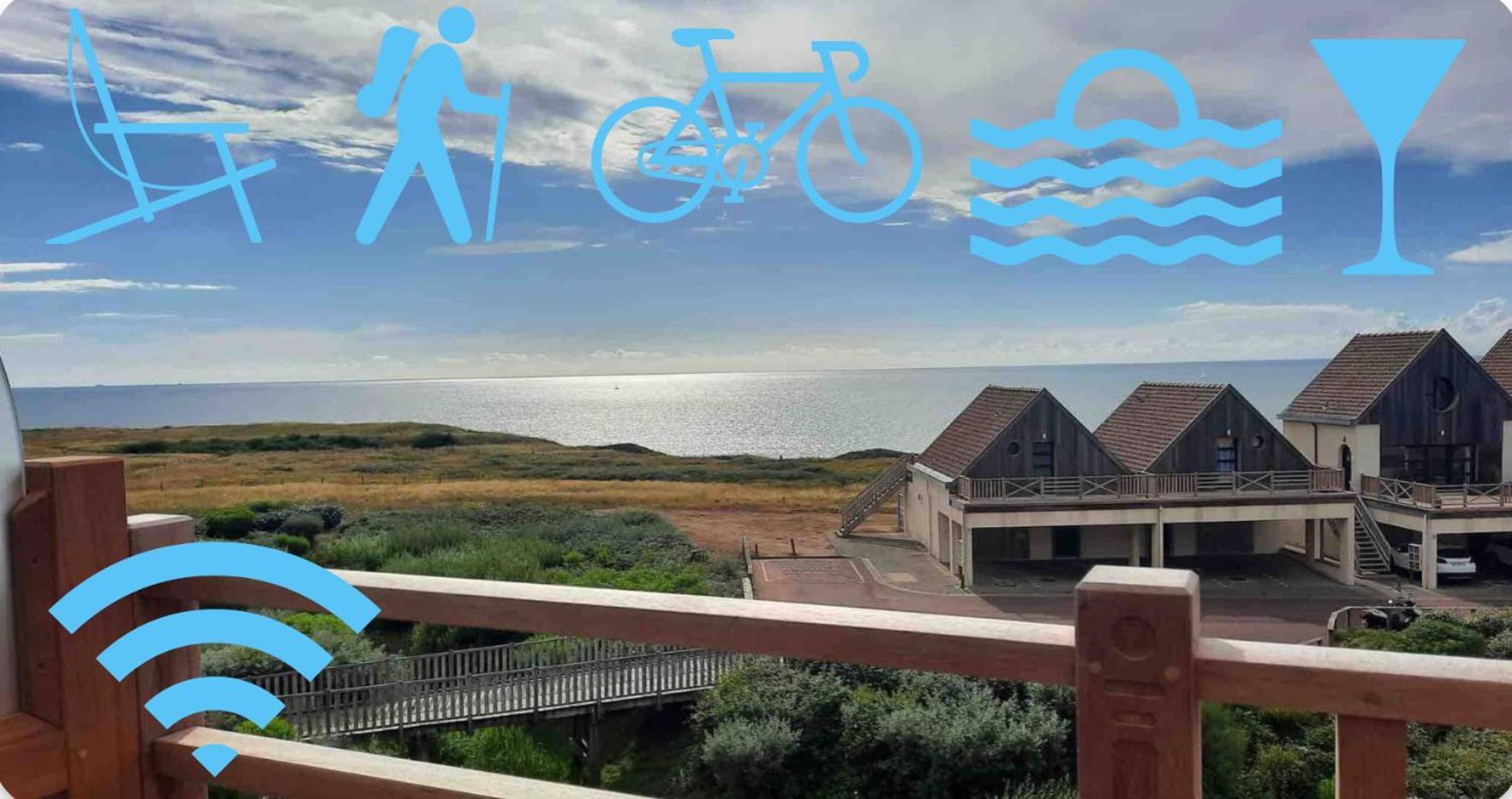 Le 246 - Duplex Face A La Mer Pour 4 Personnes, Wifi, Tv Full Sat, Parking ويميرو المظهر الخارجي الصورة